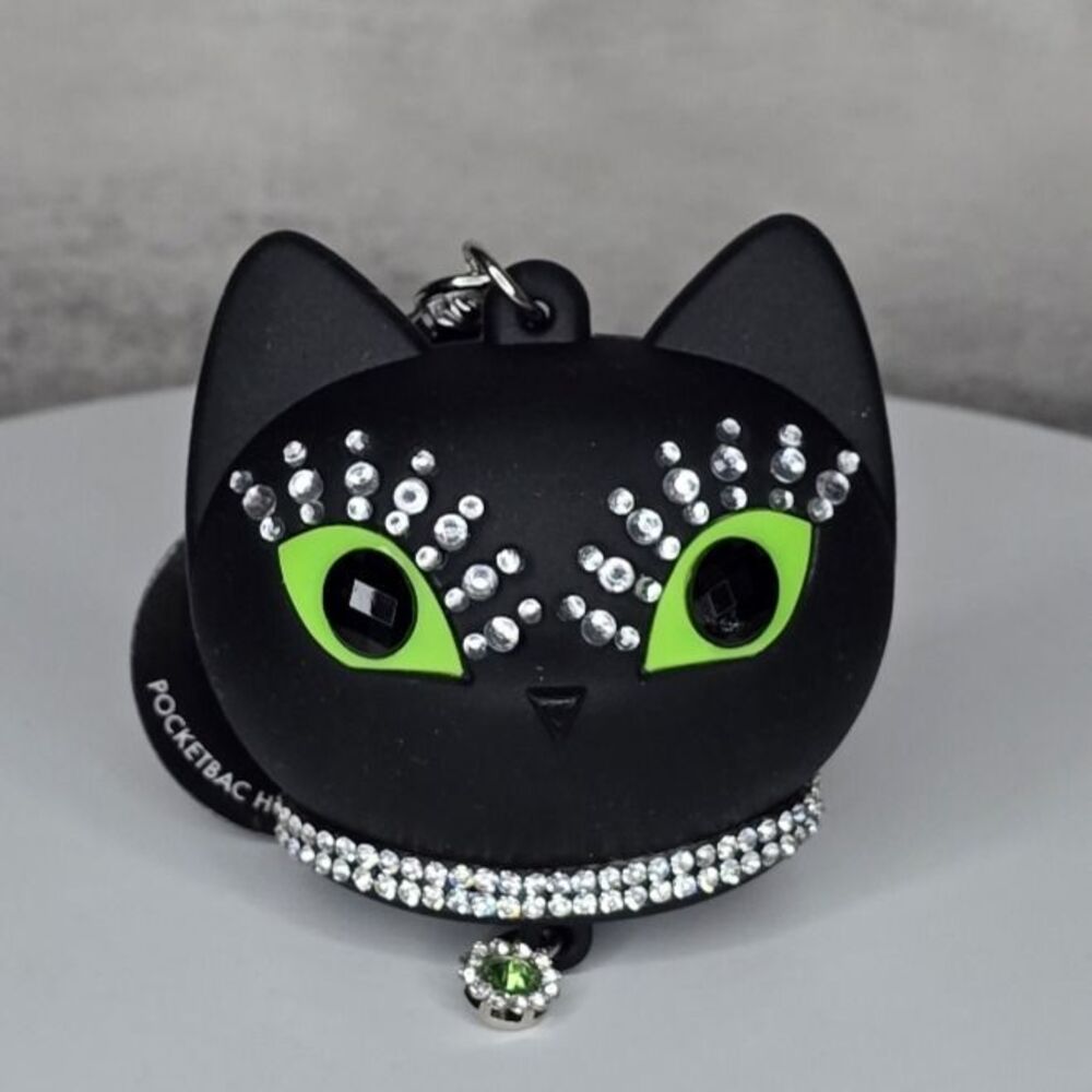 NWT Bath and Body Works Halloween Black Cat Pocketbac Holder
